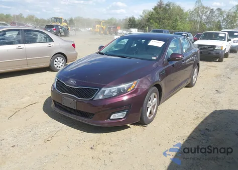2014 Kia Optima Lx из США, поврежденный, VIN 5XXGM4A76EG341740